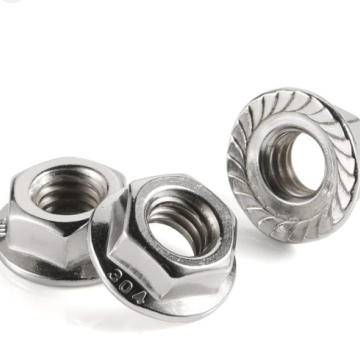 Zinc Plated Serrated Flange Nut (Din 6923)